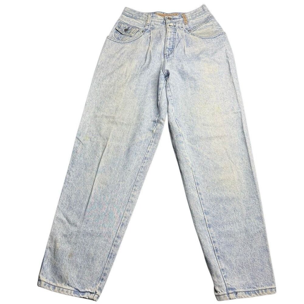 Vintage Levi’s 900 Series Double Button Womens Jeans 11 High Waist Tapered Light